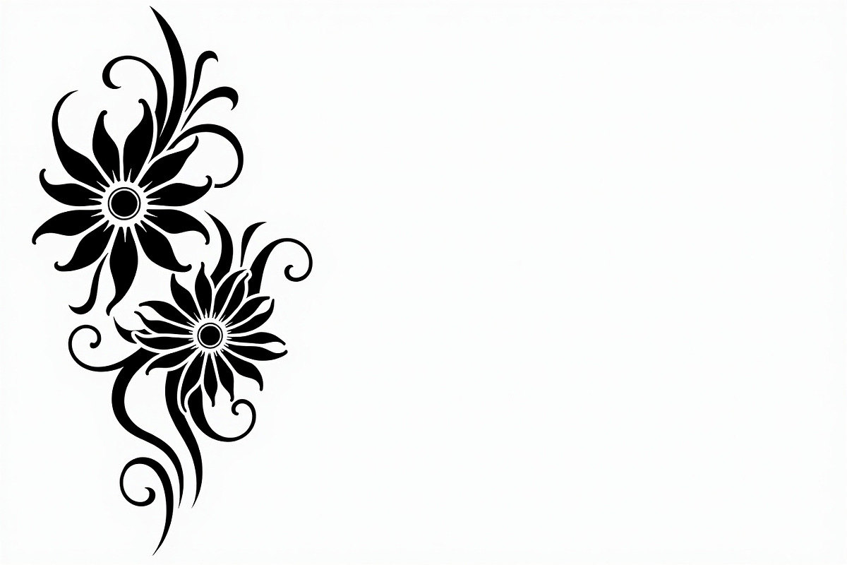 Elegant flower decorative design, an Illustration by Amazin_art (Photo 5 of 21)