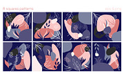 Floral abstract bundle. Botanic set., a Pattern Graphic by lisa_kalev (Thumbnail 14 of 24)