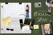 Casual Day Collage Pack, an Object Graphic by Feelsoul (Thumbnail 1 of 11)