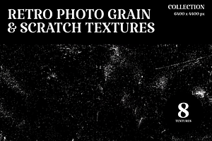 Retro Photo Grain & Scratch Textures