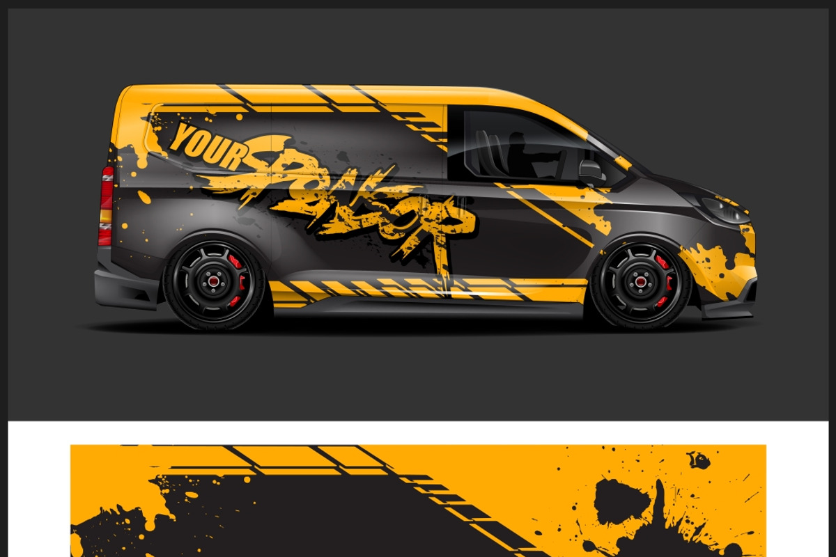 car decal wrap design Usa American, a Transportation Illustration by CarWrap design (Photo 1 of 2)