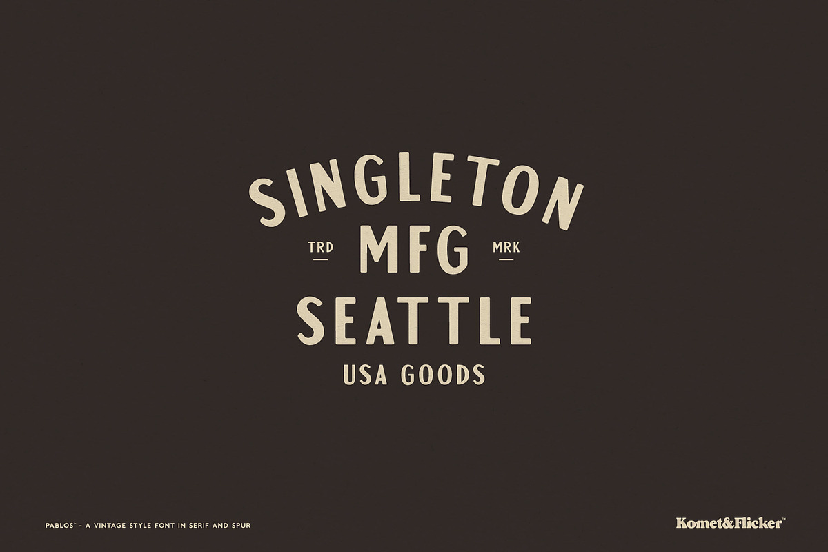 Pablos - Sans & Spur, a Sans Serif Font by Komet & Flicker (Photo 12 of 13)