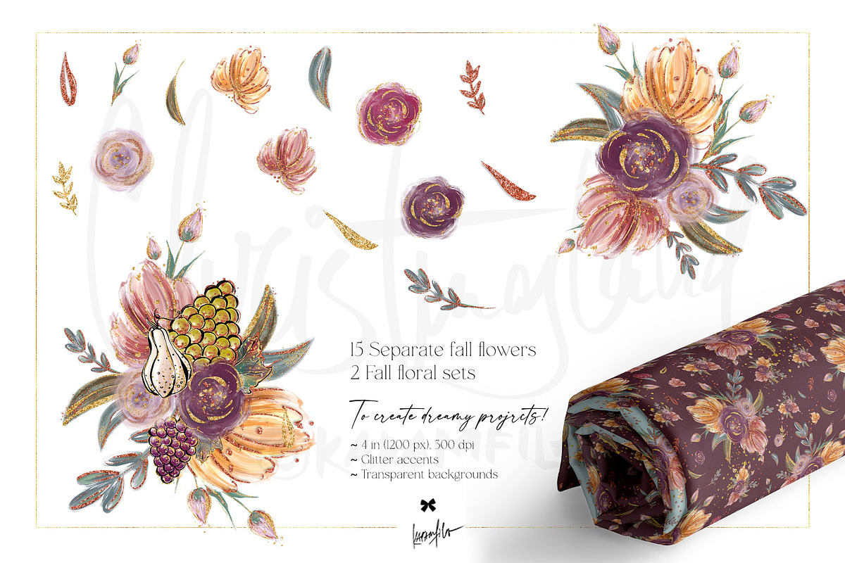 Fall Farm Market Clipart Autumn PNG, a Seasonal Illustration by KaramfilaS (Photo 4 of 11)