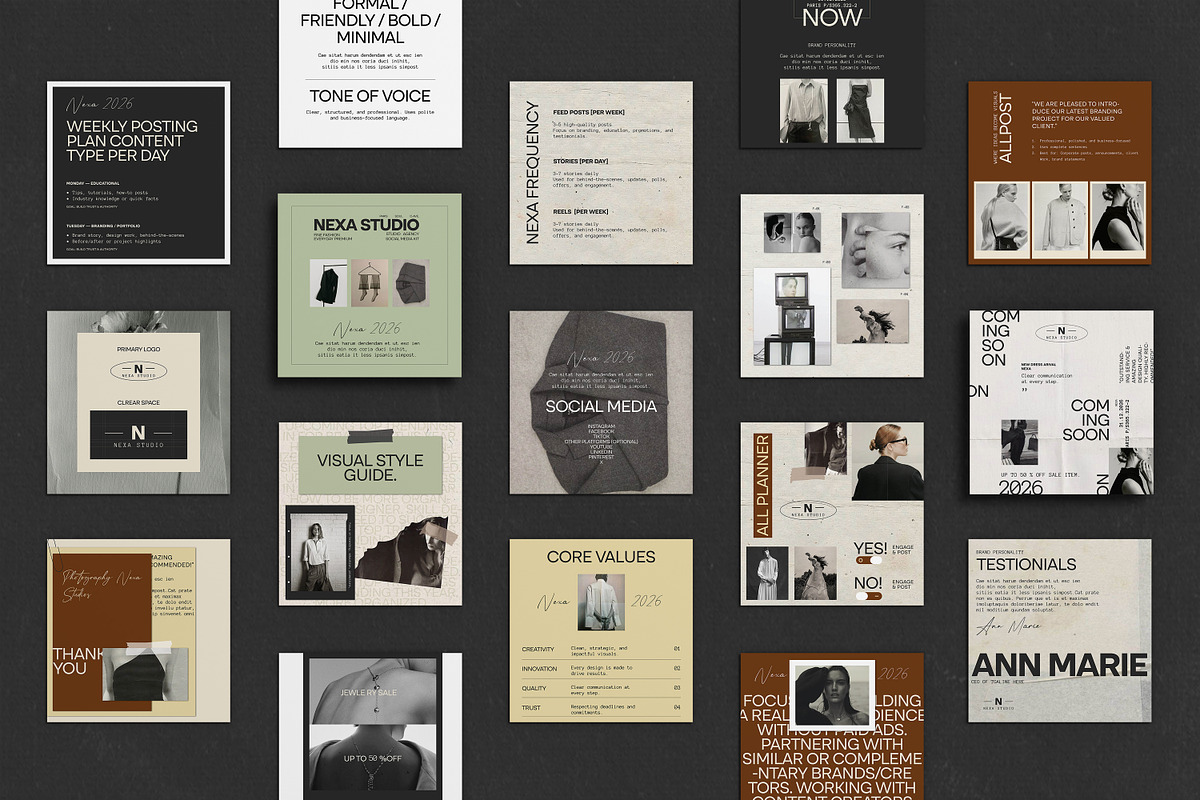 NEXA | Instagram Studio Kit, a Social Media Template by Creatiya Type (Photo 11 of 12)