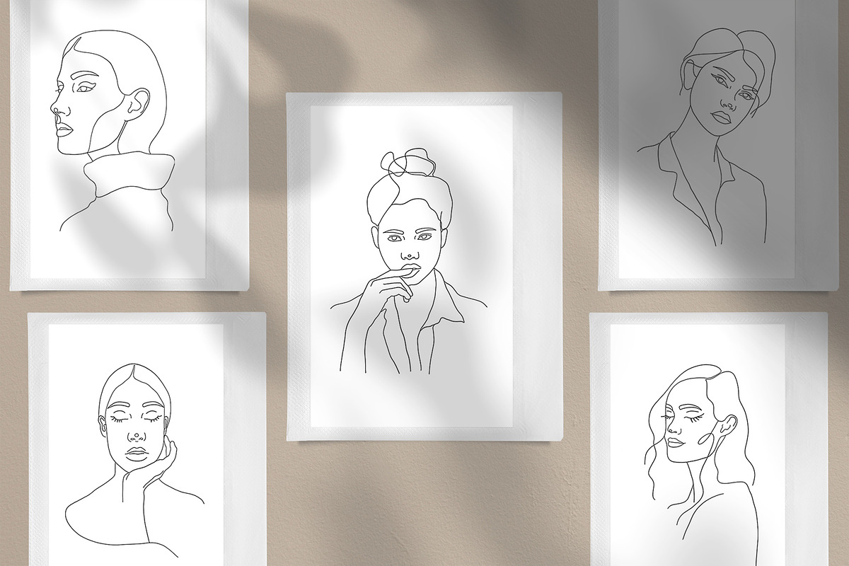 10 Line Art Posters, a Decorative Illustration by Miracles Everywhere (Photo 7 of 8)