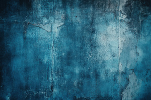 Weathered Blue Wall Texture Backgrou, a Photo by Pixeness Studio