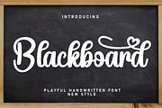 Blackboard | Script Font, a Handwritten Font by Scratchones (Thumbnail 1 of 9)