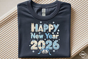 Happy New Year 2026 PNG, an Illustration by SinaCreation (Thumbnail 1 of 11)