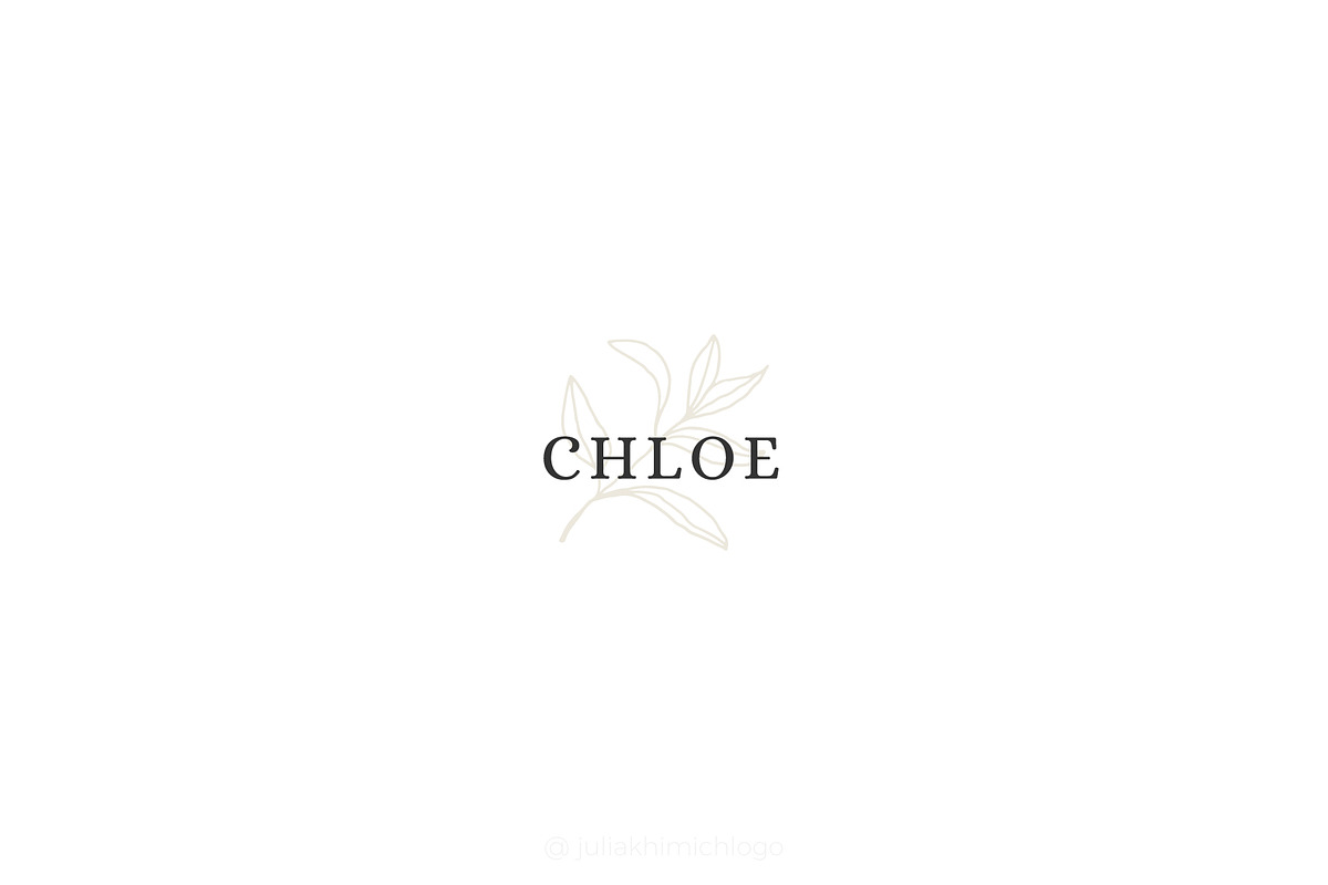 Logo Pack Volume 18. Florals, a Branding & Logo Template by Mint Air Studio (Photo 14 of 21)