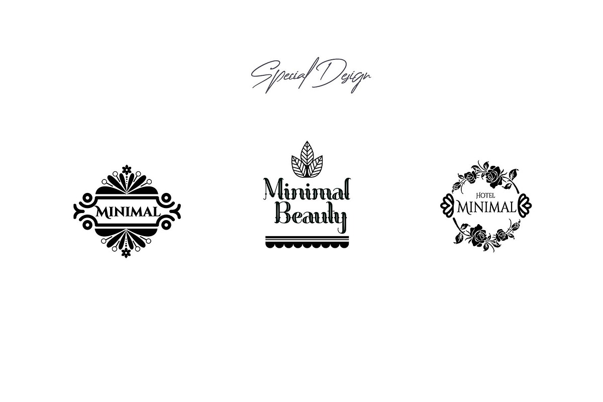 Minimal Logo Pack Ai,Psd, a Branding & Logo Template by Luxe (Photo 9 of 9)
