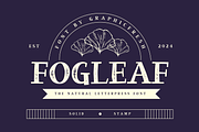 Fogleaf - The Natural Letterpress, a Serif Font by Graphicfresh (Thumbnail 1 of 8)