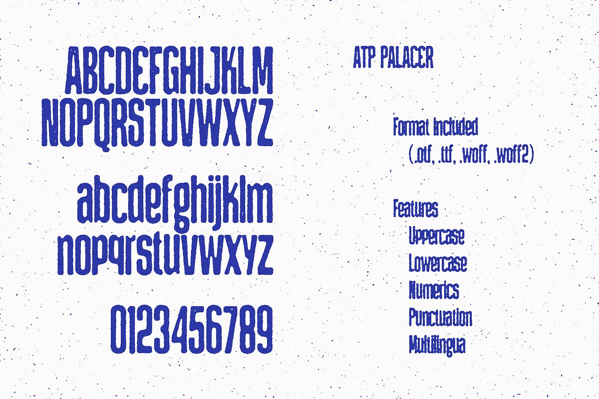 Palacer Rough - Bold Condensed Font, a Sans Serif Font by Typeparties (Photo 9 of 9)