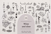 Line art Wine and Dine collection, an Object Illustration by RaDavCrafts (Thumbnail 1 of 15)