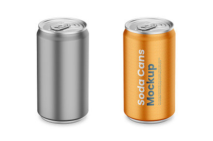Soda Can Mockup