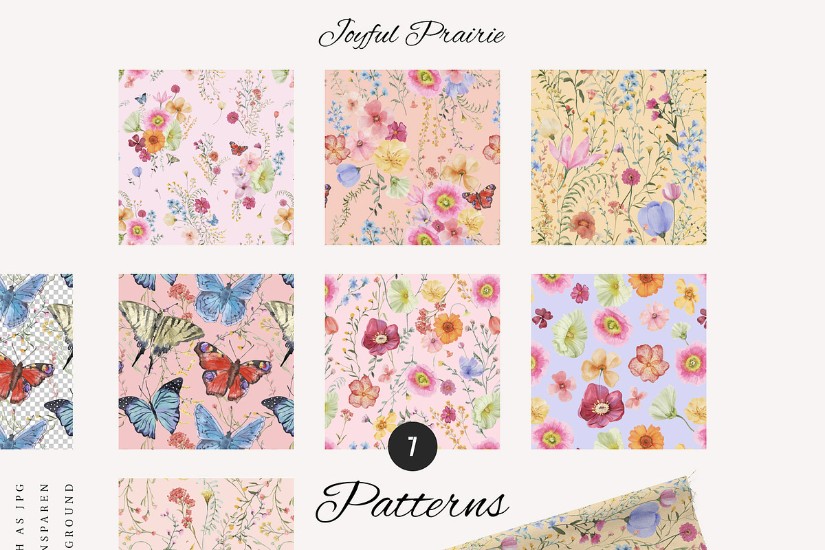 Joyful Prairie wildflowers, an Illustration by SunnyAfternoons (Photo 11 of 14)