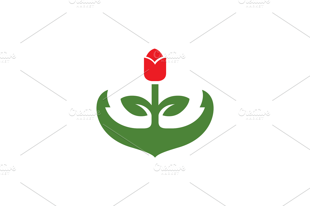 green anchor botanical concept logo, a Branding & Logo Template by devastd