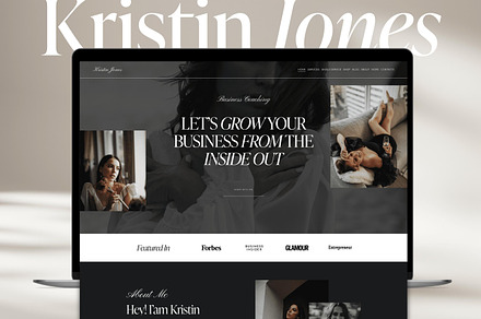 Squarespace Website Template Coach