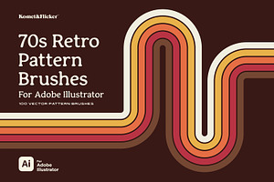70s Retro Pattern Brushes, a Brush Add-On by Komet & Flicker