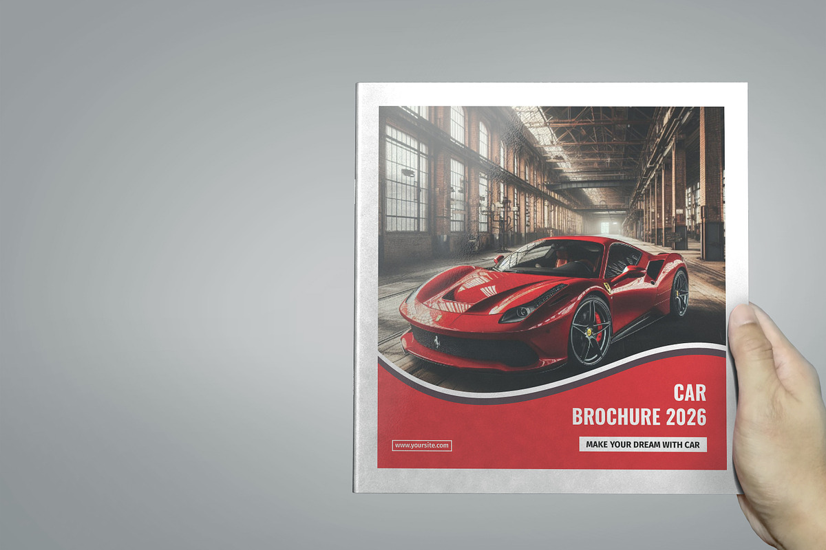 Square Car Brochure, a Brochure Template by Template Shop (Photo 7 of 8)