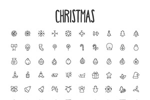 2440 Hand Drawn Doodle Icons Bundle