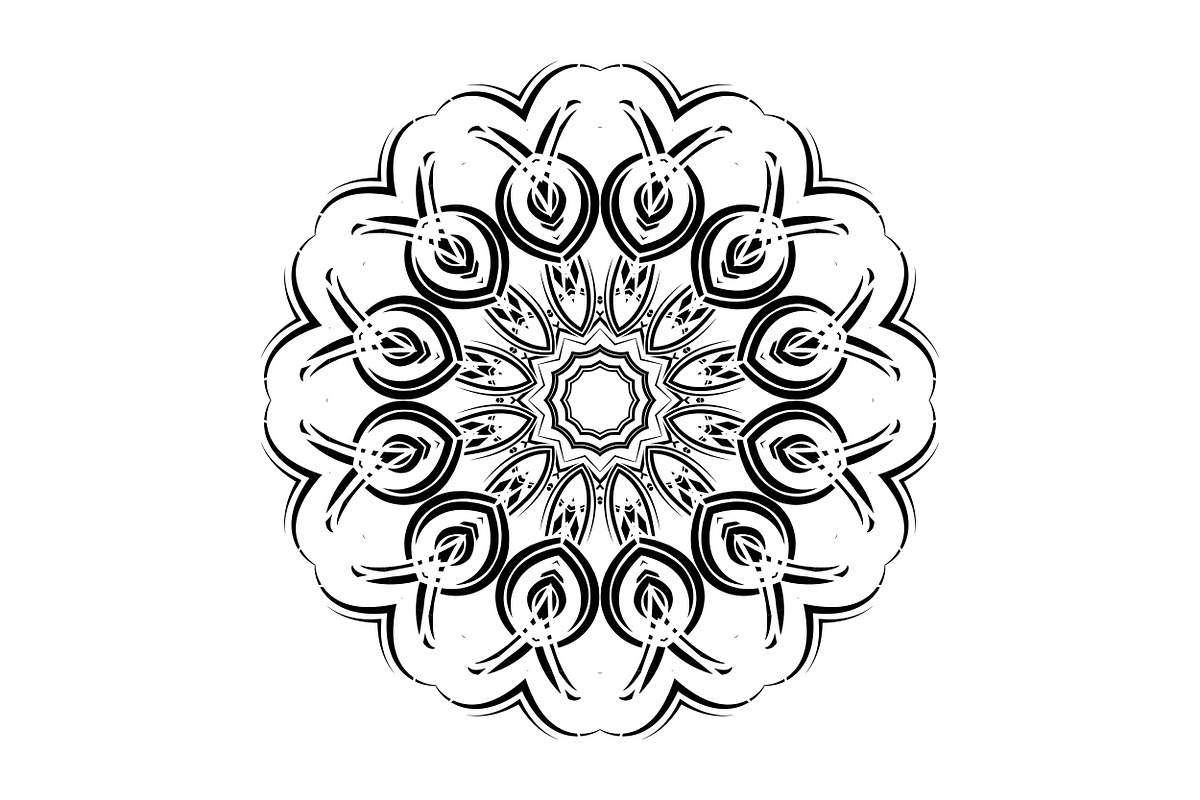 Premium Mandala Illustration Pack, a Decorative Illustration by NJ Himel (Photo 62 of 101)