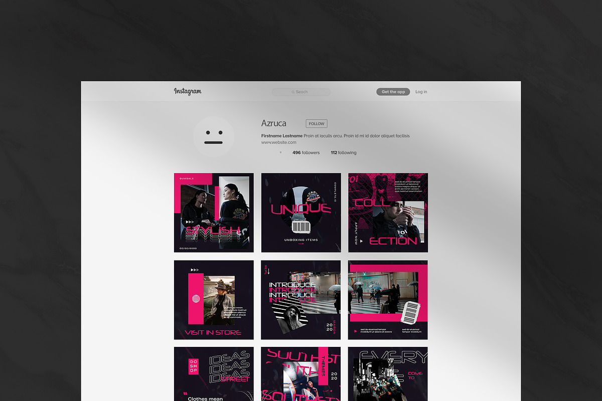 Oth-Hype Puzzle Instagram Feed, a Social Media Template by Azruca (Photo 5 of 7)