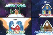 Christmas Houses Greetings DaVinci, a Templates & Theme by FlashFXbox (Thumbnail 1 of 2)