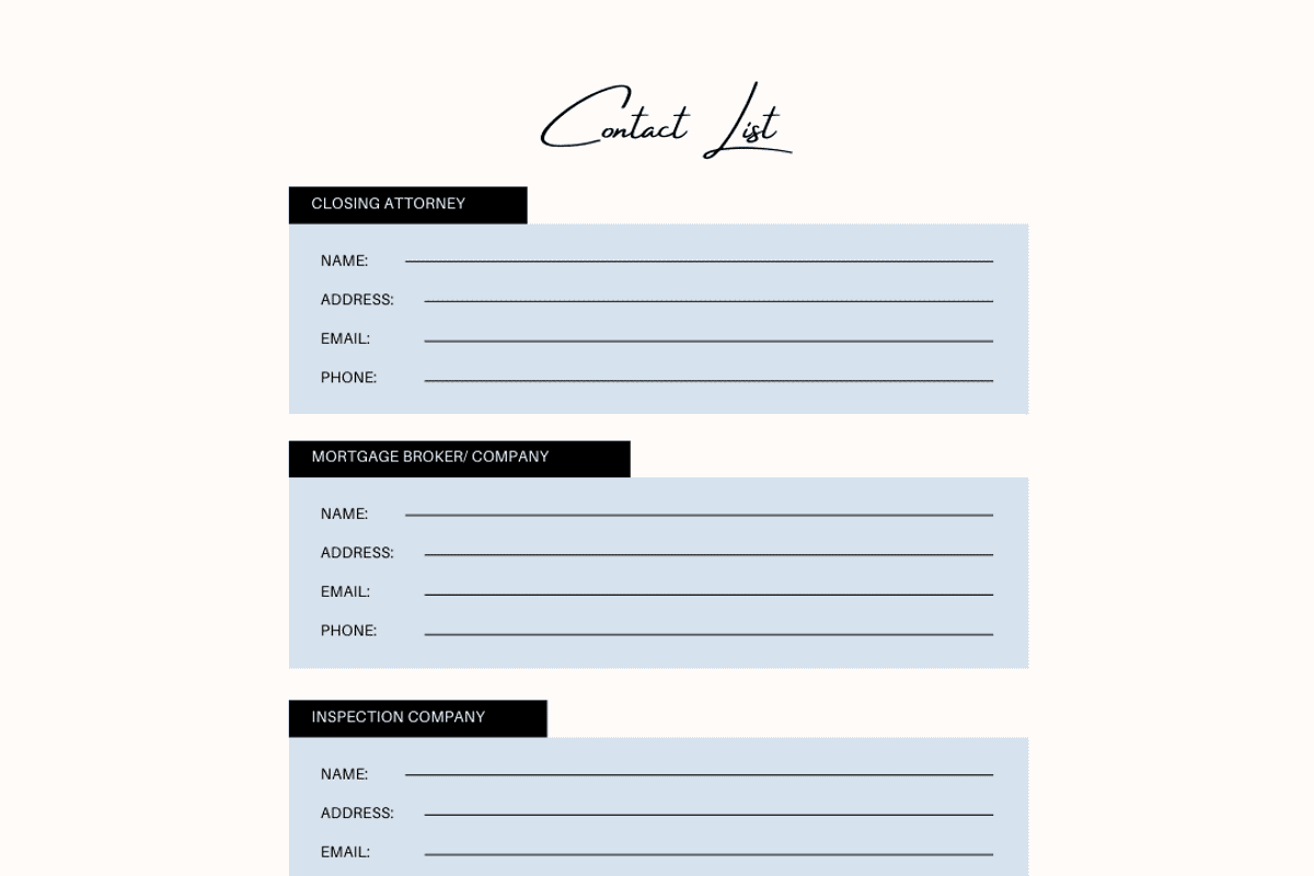 Home Buying Planner, a Design Template by Brand Your Biz Co. (Photo 5 of 8)