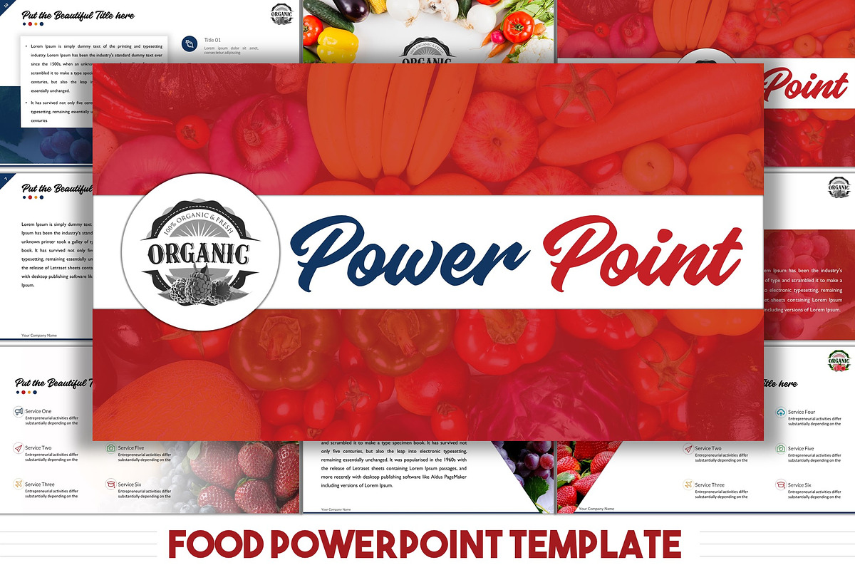 [PPTX] Food PowerPoint Presentation, a Presentation Template by litoondev (Photo 4 of 27)