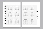 Wall Calendar 2025 to 2028, a Stationery Template by ContestDesign (Thumbnail 2 of 5)