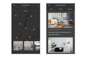 Real Estate & Property App Psd