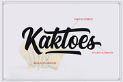 Kaktoes Script Font, a Script Font by AQR Studio (Thumbnail 2 of 8)