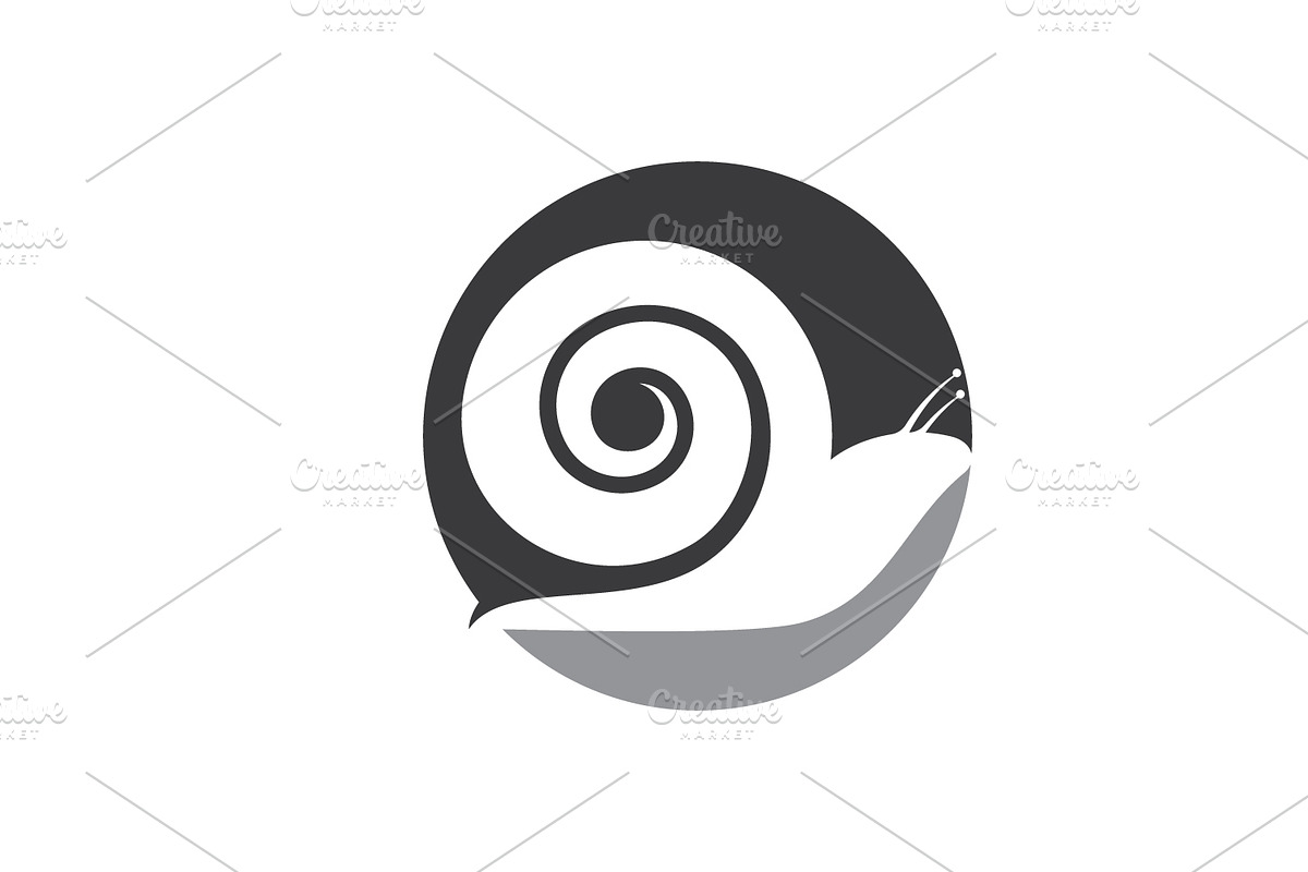 Snails logo vector, a Graphic by T.Vooka