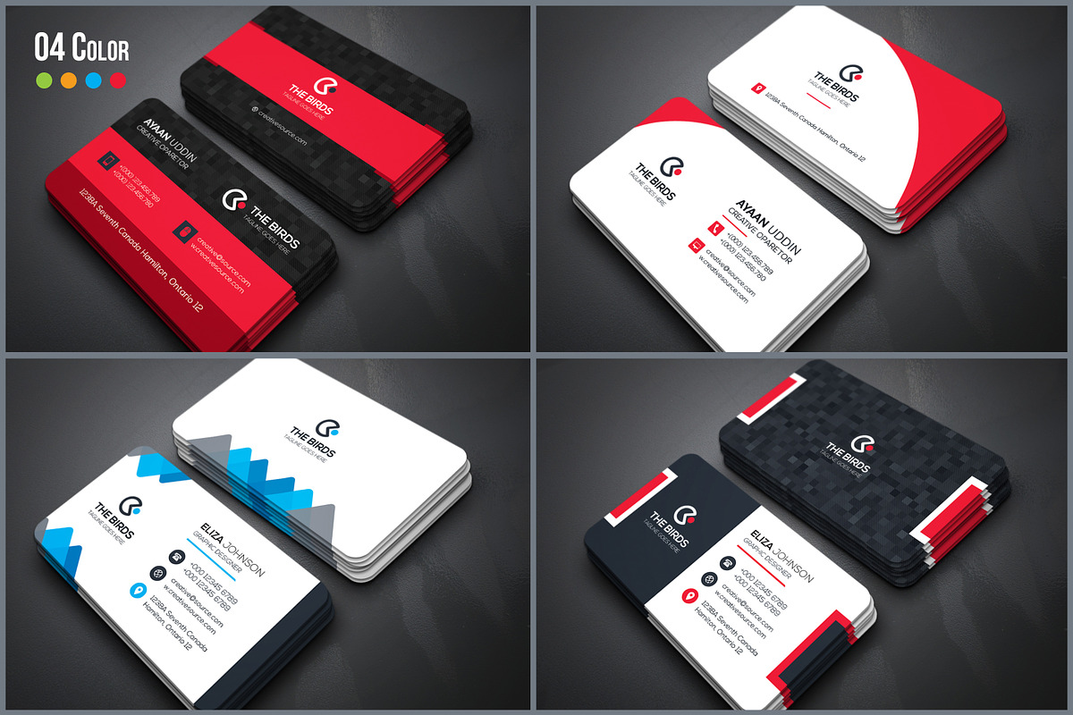 Business Cards Bundle 50, a Business Card Template by Genereux Art (Photo 4 of 14)