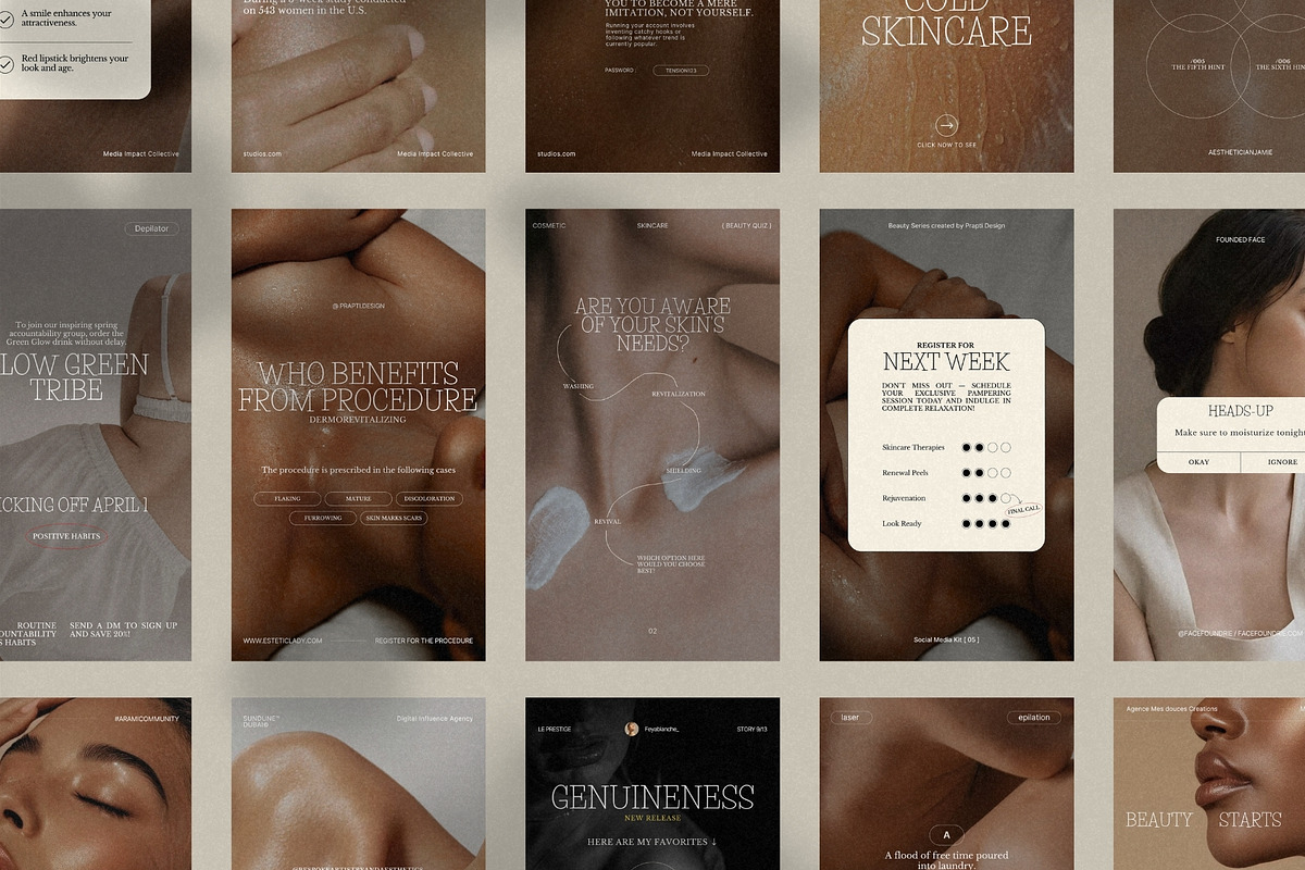 Canva Story Templates for Skincare preview 5