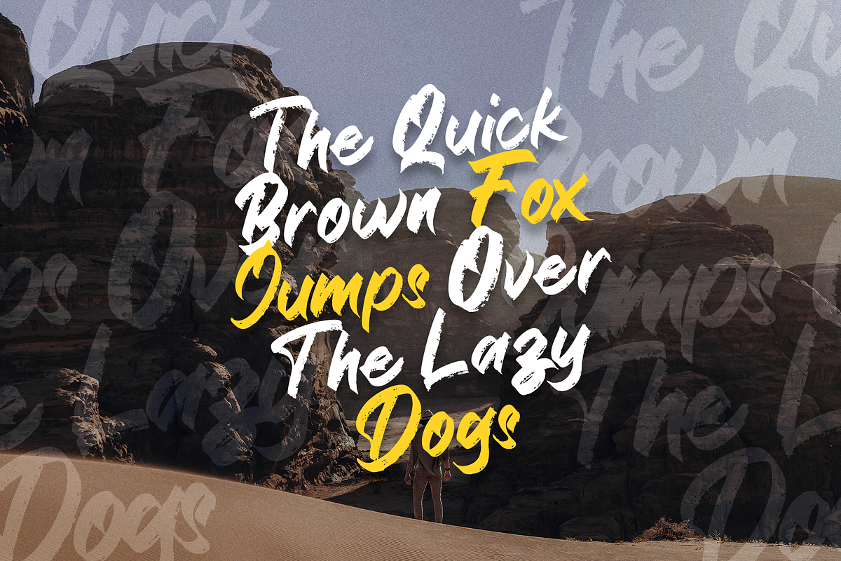 Brasskent - Brush Handwritten Font, a Handwritten Font by Maenjari Std (Photo 2 of 10)