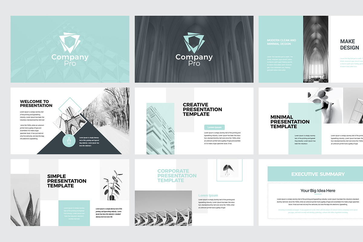 Company Pro Business PowerPoint, a Presentation Template by RsmBoutique2021 (Photo 2 of 5)