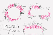 Peony Watercolor Collection, an Illustration by Backyard Rose (Thumbnail 5 of 16)