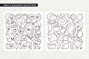 Food Doodle Set Cartoon Style, a Food Illustration by insemar (Thumbnail 6 of 9)