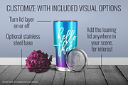 30oz Stainless Steel Tumbler Mockup, a Cups & Container Mockup by SarahDesign (Thumbnail 3 of 7)