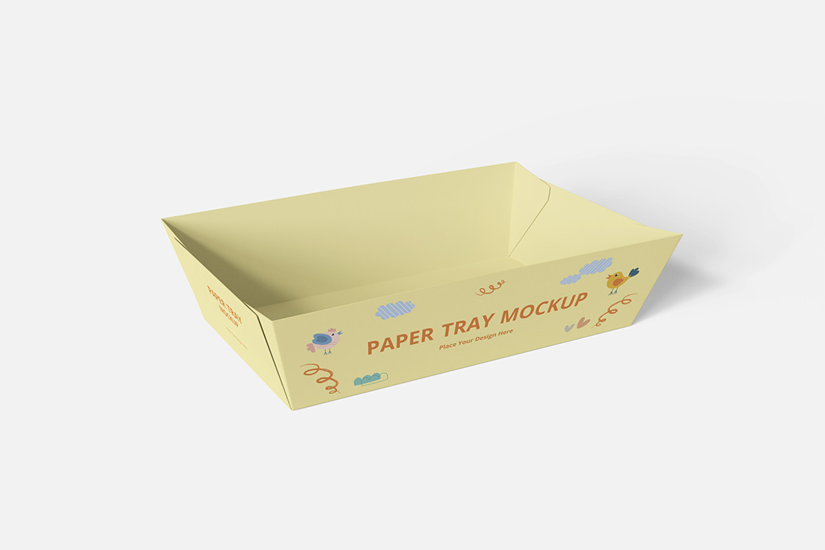 Paper Tray Mockup, a Product Mockup by bimockup (Photo 5 of 6)
