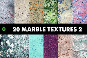 20 Marble Textures Pack 2