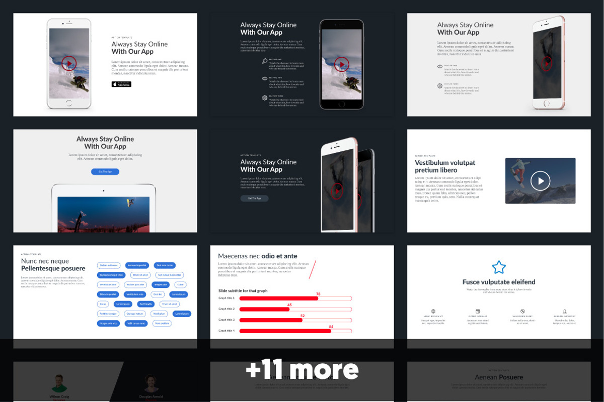 ACTION Powerpoint Template, a Presentation Template by Brainiart (Photo 4 of 6)