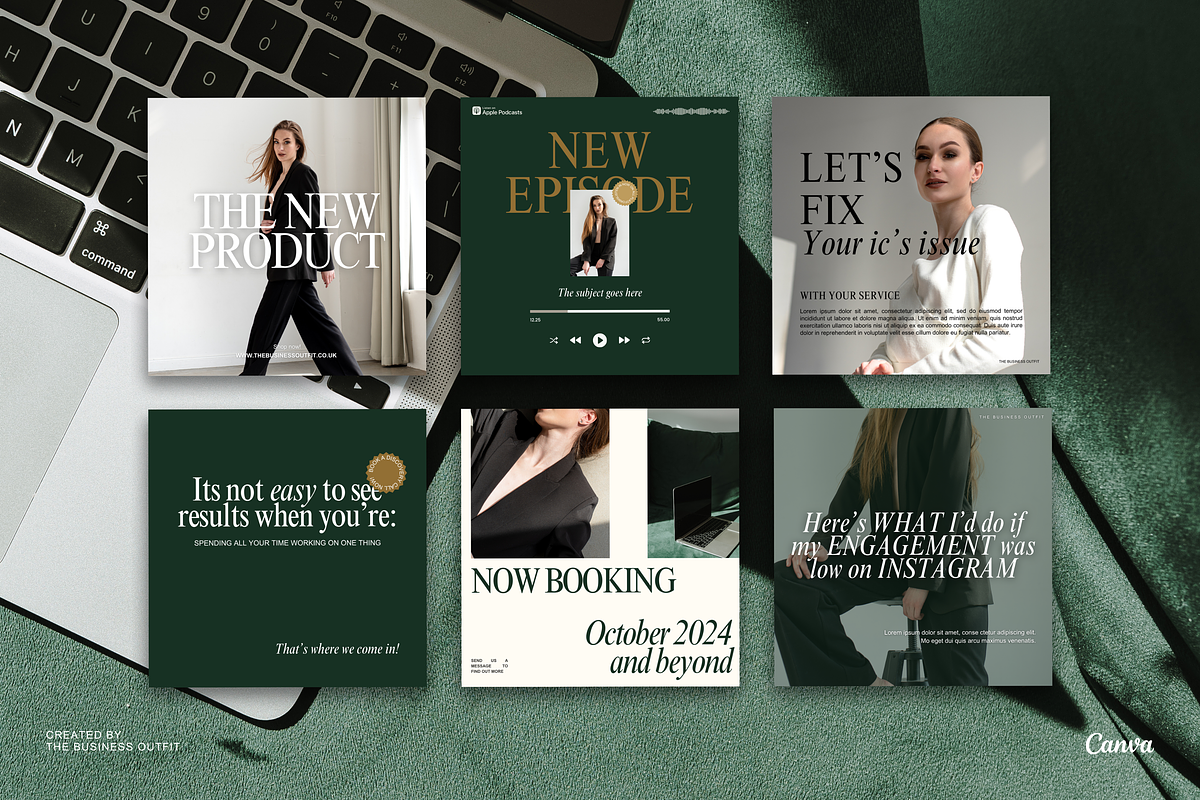 Canva Instagram Posts & Stories Luxe, a Social Media Template by thebusinessoutfit (Photo 23 of 23)