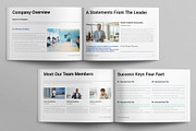 Company Profile Template Landscape, a Brochure Template by E-Type (Thumbnail 3 of 7)