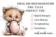 Whimsical Funny Spring Cats Clipart, an Illustration by DreamPrint404 (Thumbnail 6 of 6)