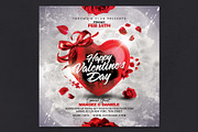 Valentines Day Flyer, a Flyer Template by Tarommir (Thumbnail 2 of 4)