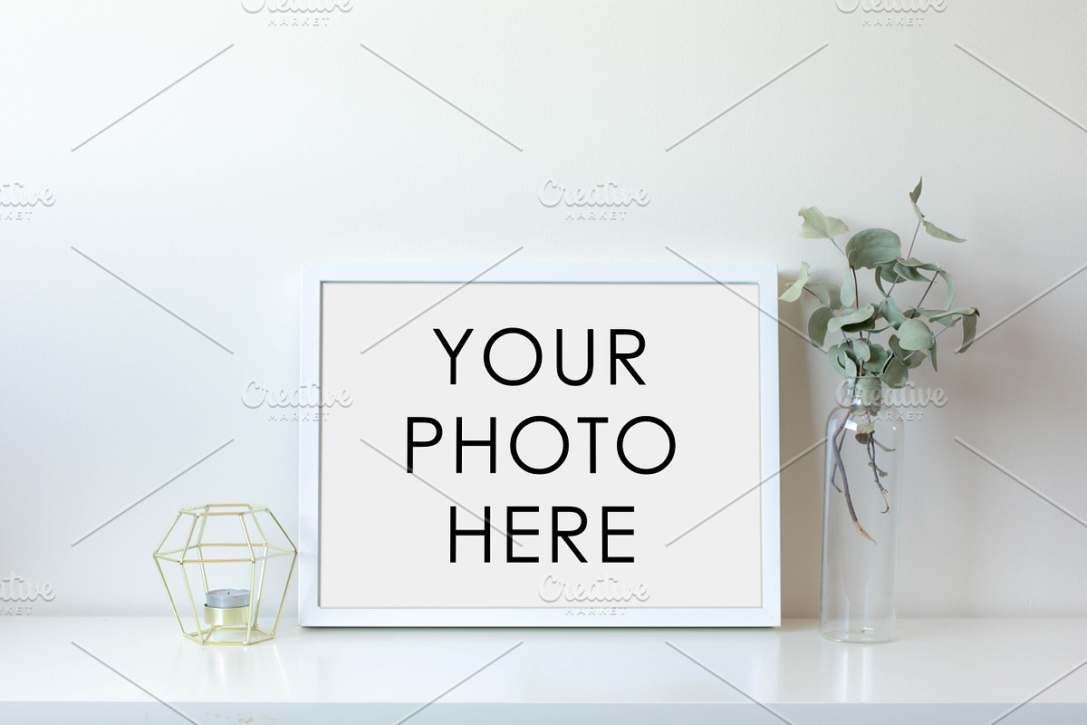 10 Minimalist White Mockup Frames, a Packaging Mockup by F R A M E D // SUPPLY CO. (Photo 2 of 11)