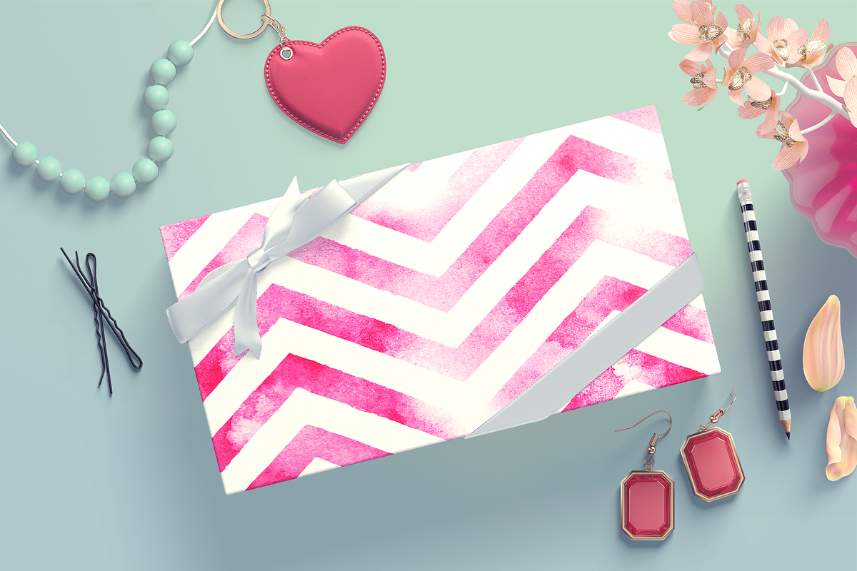 Watercolor Giftbox - February Deal, a Texture Graphic by Sinziana Romanescu (Photo 21 of 21)