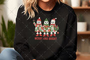 Merry Bright Christmas Ghosts, an Illustration by Craft Nest (Thumbnail 3 of 6)